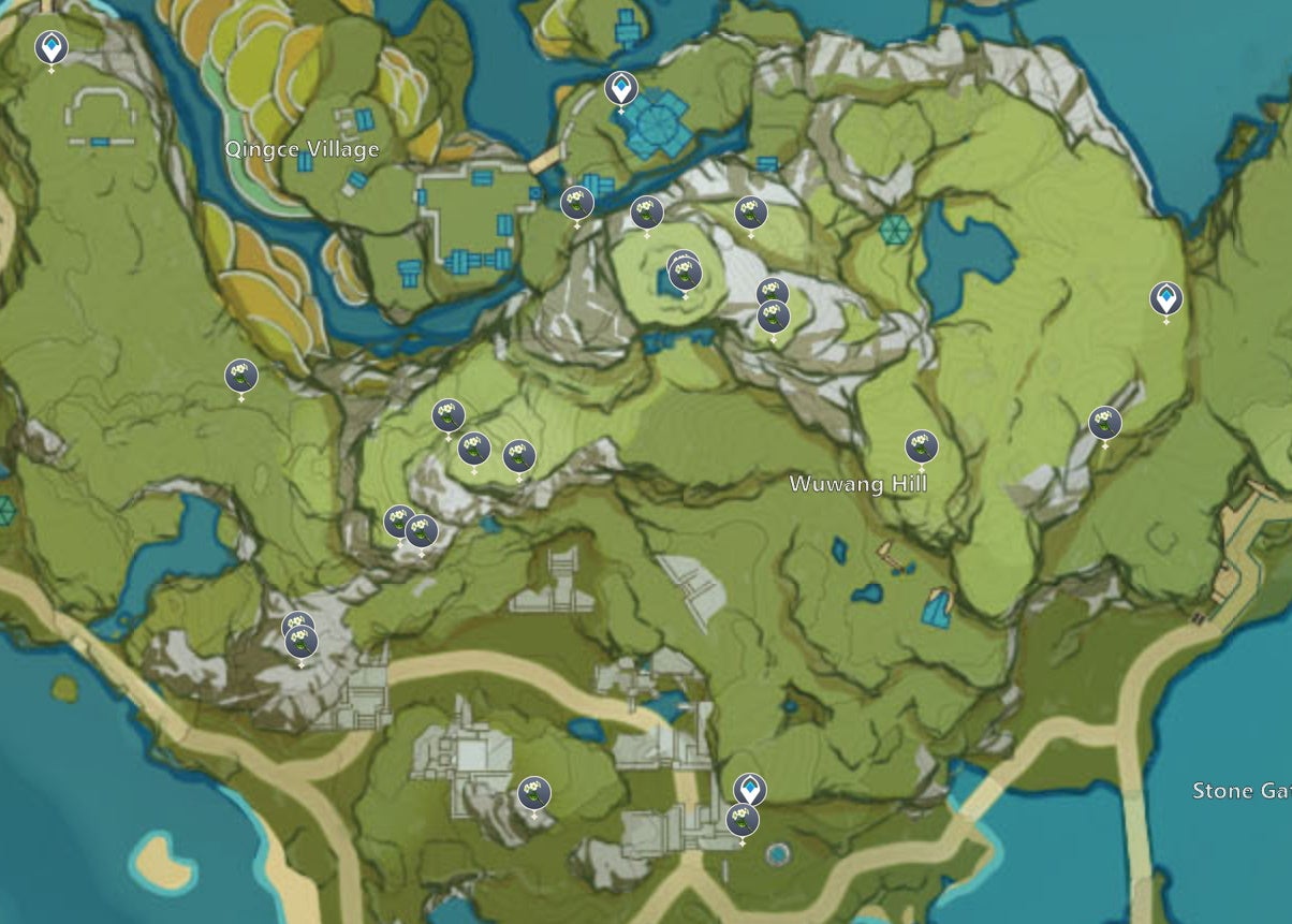 Genshin Impact Qingxin Flower locations and best Qingxin Flower farm